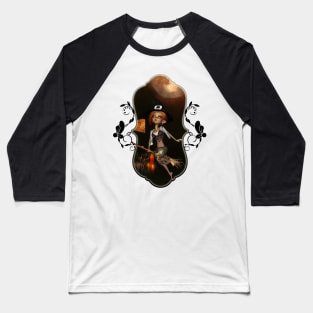 Cute little witch in the night Baseball T-Shirt
